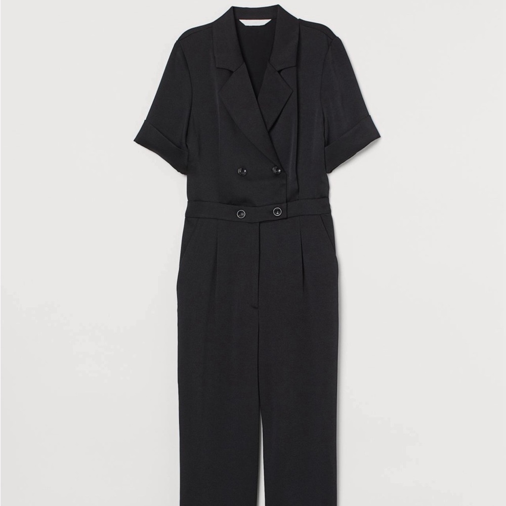 H&M double breasted jumpsuit